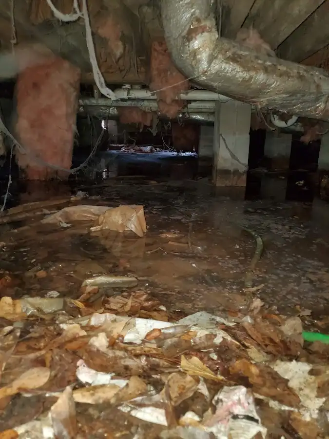 Crawl space flood assessment for Commercial Water Damage Restoration in Lake St. Louis
