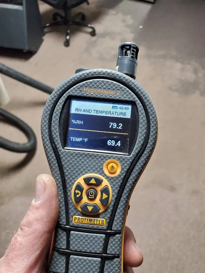 Moisture meter humidity assessment for Mold Remediation & Removal in Lake St. Louis